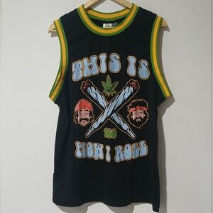 Cheech & Chong (This is How I Roll 420) Basketball Jersey Men's Size: S